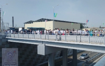 Новая транспортная развязка в Назарбеке сдана в эксплуатацию