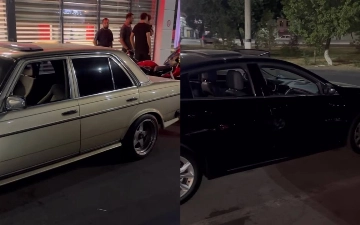 В Ташкенте сравнили в гонке Chevrolet Malibu-2 и Mercedes-Benz W123