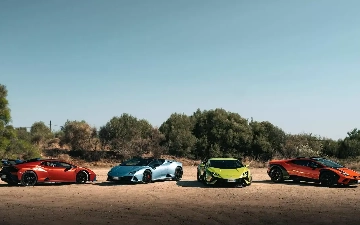 Lamborghini устроил прощальный тур для суперкара Huracan
