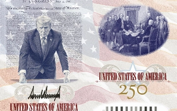 «Добро пожаловать, но будь хорошим». Трамп представил дизайн паспорта США со своим портретом
