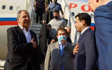 Лавров прибыл с официальным визитом в Ташкент