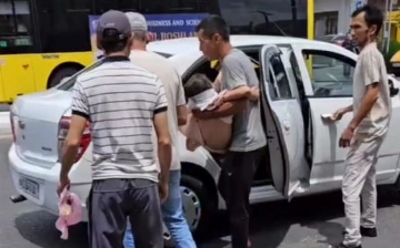 В Андижане водитель Cobalt сбил девочку на переходе