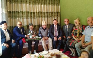 Путин поздравил проживающего в Джизакской области ветерана со столетием