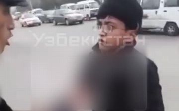 В Узбекистане мужчина забрал у мальчика телефон, на который он снимал нарушения водителей