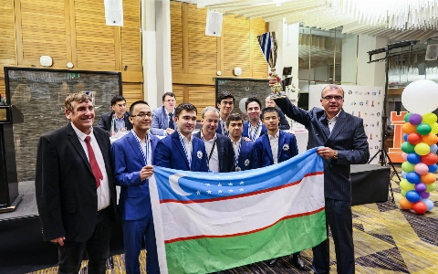 Узбекистан завоевал «серебро» командного Чемпионата мира по шахматам