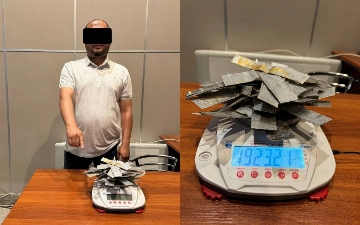 Из Ташкента в Дубай пытались незаконно вывезти почти 2 кг золота