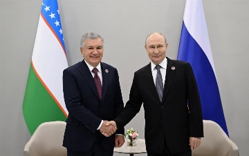 Шавкат Мирзиёев встретился с Владимиром Путиным