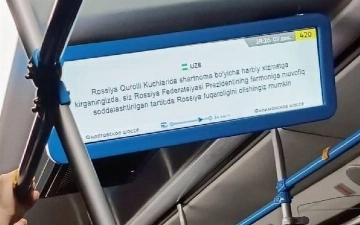 Moskvada avtobuslardan Rossiya armiyasida xizmat qilishga chaqiruvchi o'zbek tilidagi e'lonlar olib tashlandi