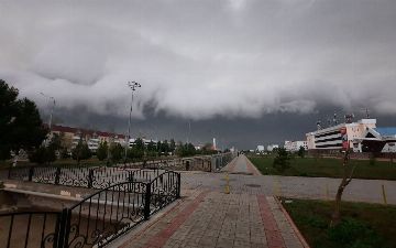 В Кашкадарье жители засняли необычное облачное явление — видео и фото 