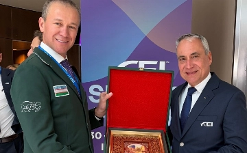 Председатель Федерации конного спорта Узбекистана Бахромжон Газиев принял участие в FEI Sports Forum