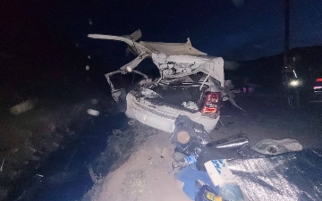 В Самарканде Cobalt влетел в грузовик, погибли четыре человека (фото и видео)