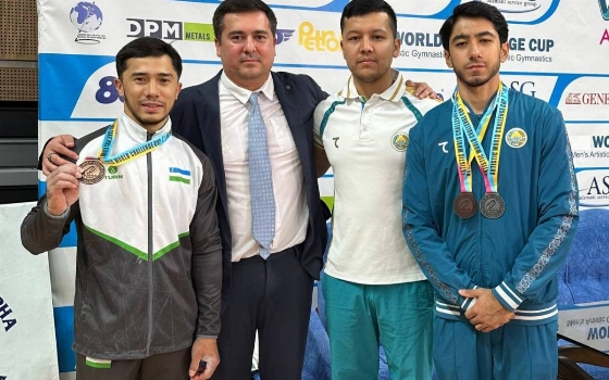Узбекские гимнасты завоевали три медали на этапе Кубка мира Challenge