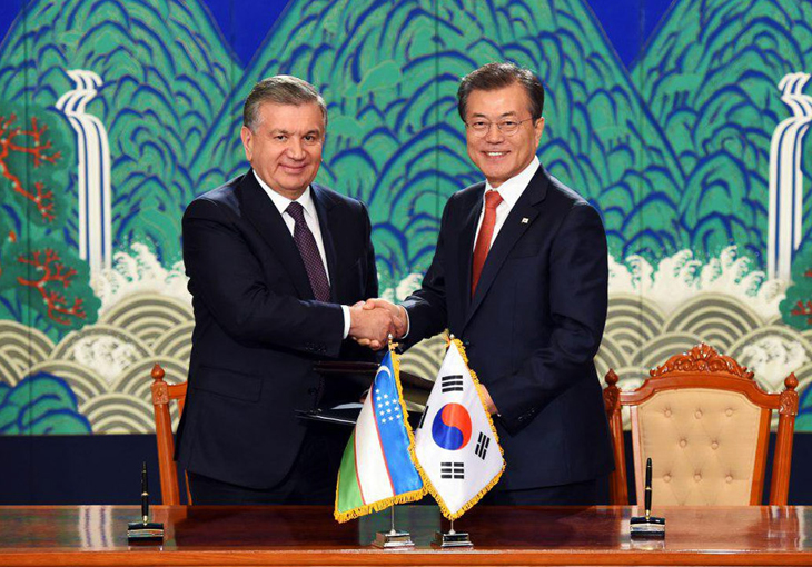 Президент Южной Кореи совершит визит в Узбекистан