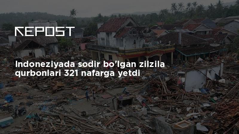 Indoneziyada Sodir Bolgan Zilzila Qurbonlari 321 Nafarga Yetdi